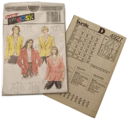 3x Schnittmuster für Blazer, Vintage, Burda, 80er – Vorschau 2
