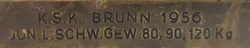 Trophäe Gewichtheben K.S.K Brunn 1956 – Vorschau 5