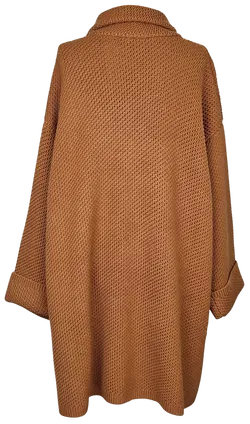 STEFANEL Damen Strickmantel, braun - Gr. S  - Bild 4