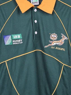 iRB Rugby World Cup Herren Poloshirt, grün - Gr. L  - Bild 3