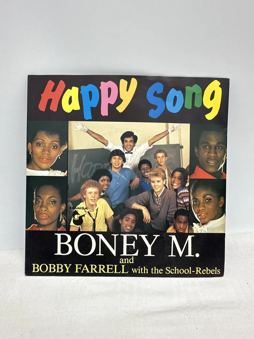Single langspielplatte - Boney M. and Bobby Farrell with the School-Rebels - Happy Song - Bild 1