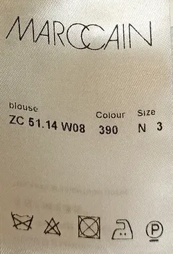 Marc Cain Damen Blusenshirt aus Seide mehrfarbig Gr. M - Bild 4