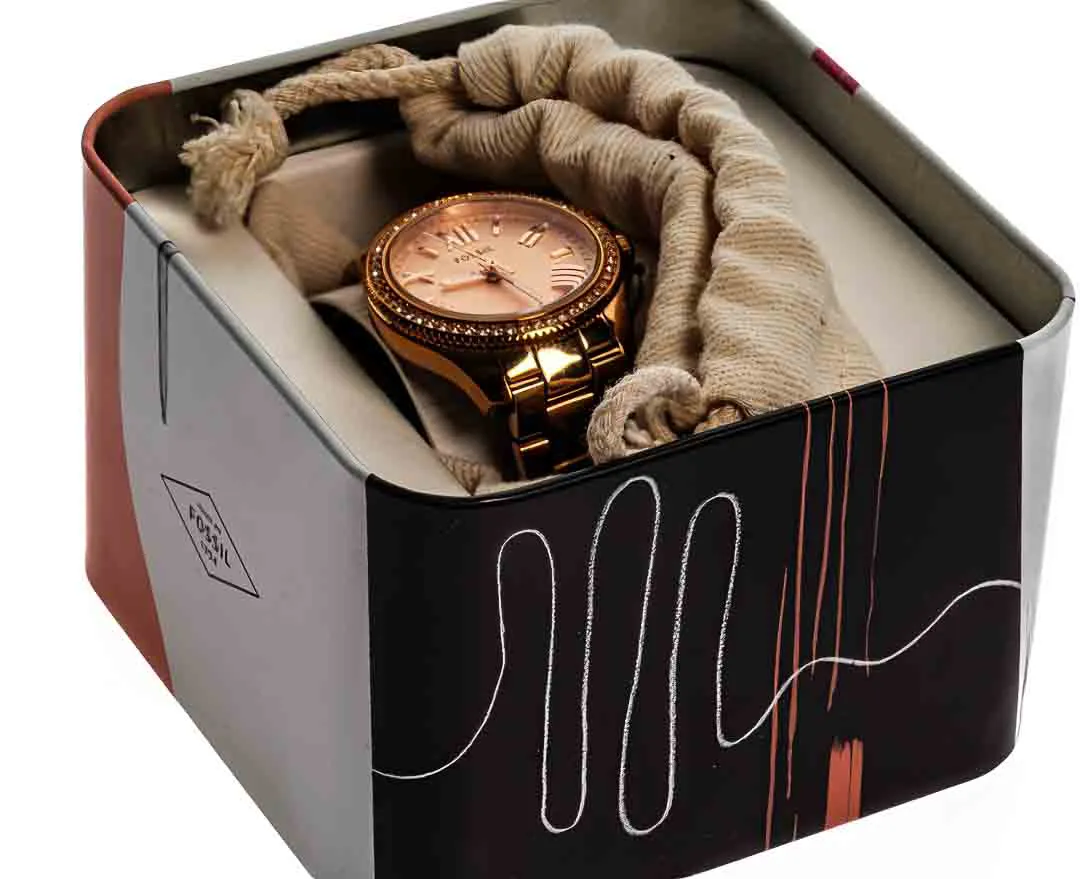 Fossil Damenarmbanduhr Roségold – Bild 8