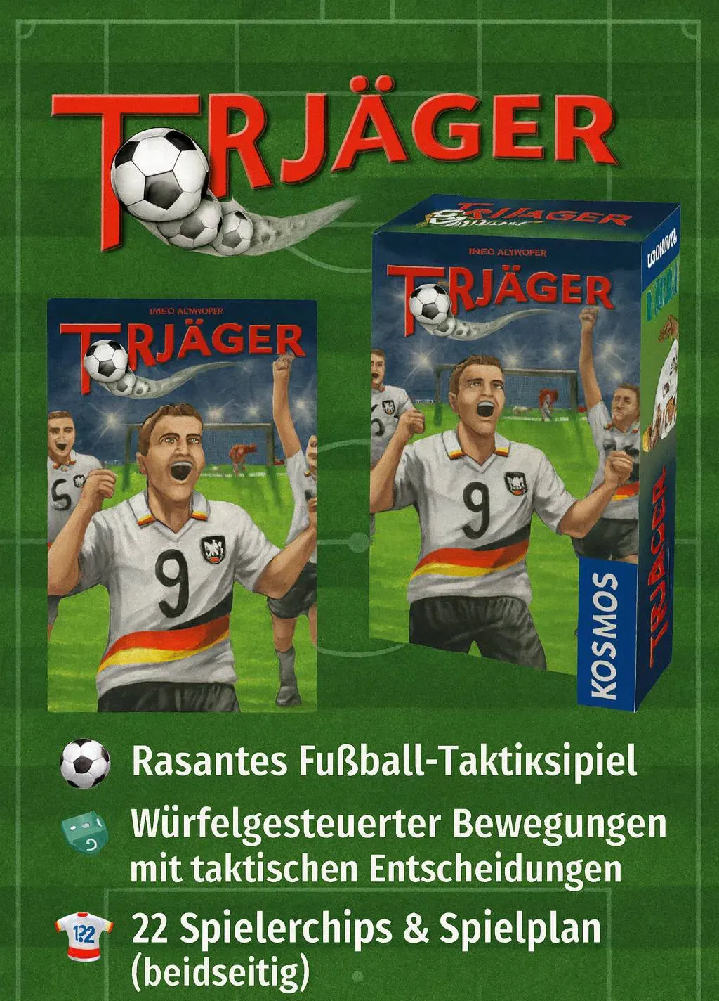 Torjäger – Fußball-Taktik- und Würfelspiel von Kosmos - Bild 1