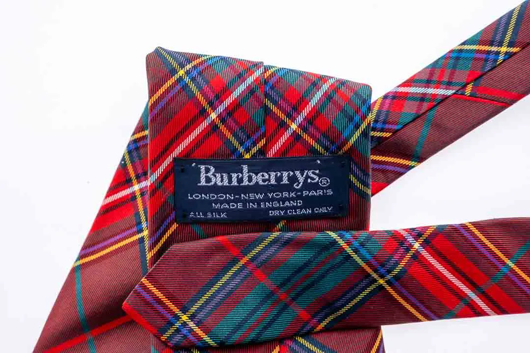 Vintage Seidenkrawatte Burberrys aus den 1980ern – Bild 3
