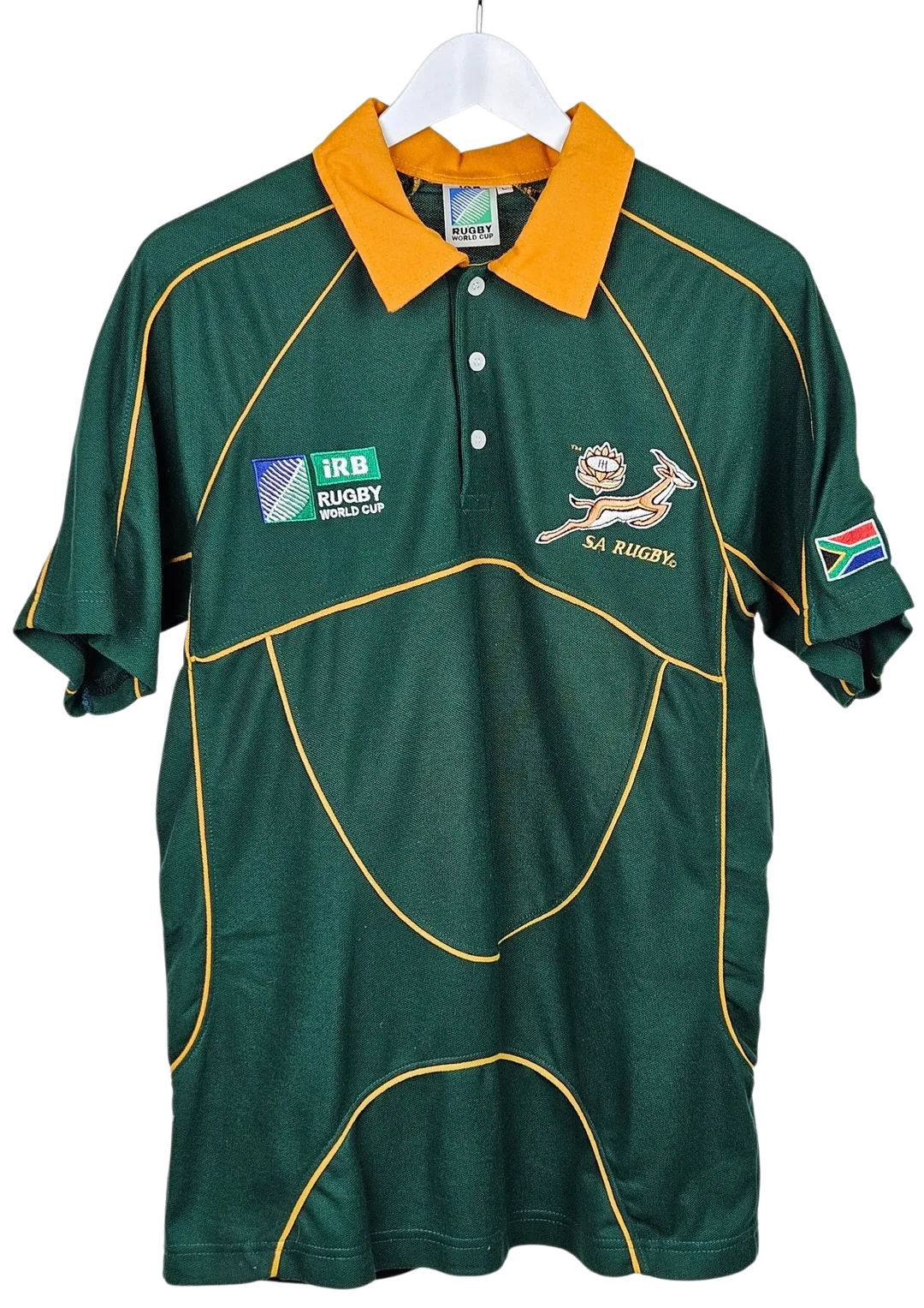 iRB Rugby World Cup Herren Poloshirt, grün - Gr. L  - Bild 1
