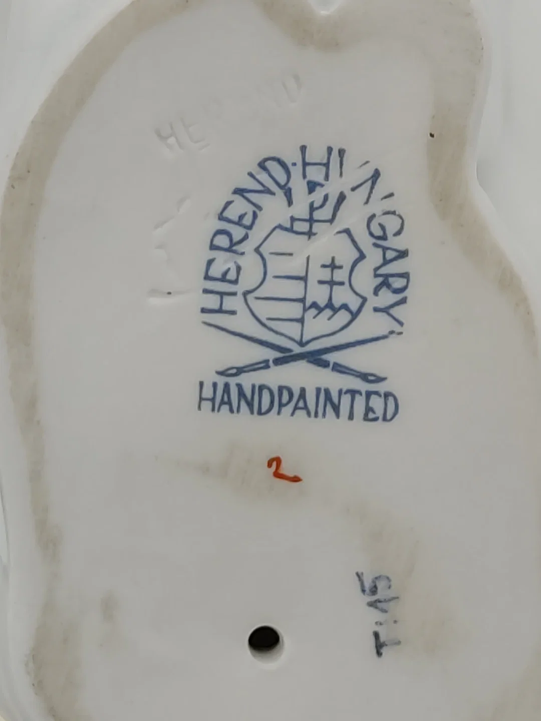 Vintage Herend Porzellan Katze - handbemalt – Bild 6