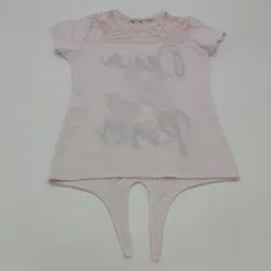 Kinderkurzarm T-Shirt rosa - 140 - Bild 2