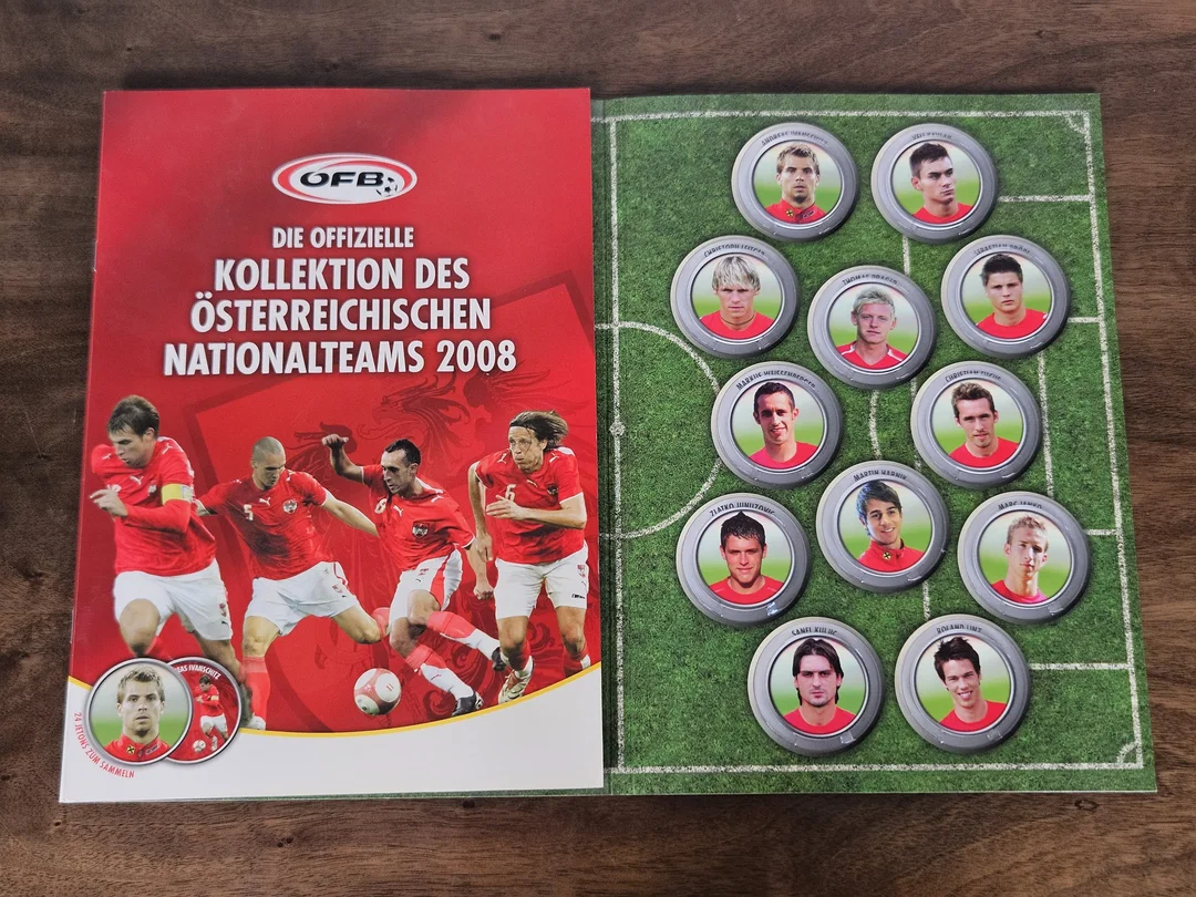 Fußball Sammelalbum ÖFB Nationalteam 2008 von Billa - Bild 2