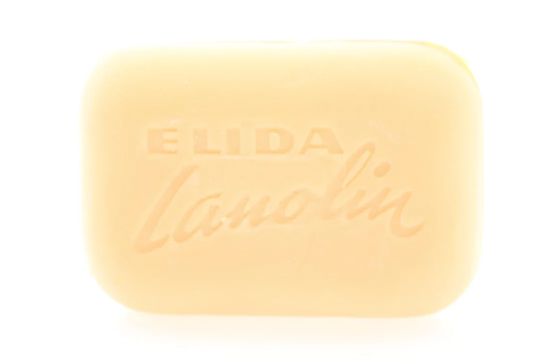 Elida Lanolin Seife – 3 Stück im Originalkarton – ca. 6 × 9 cm – Vintage – Bild 4