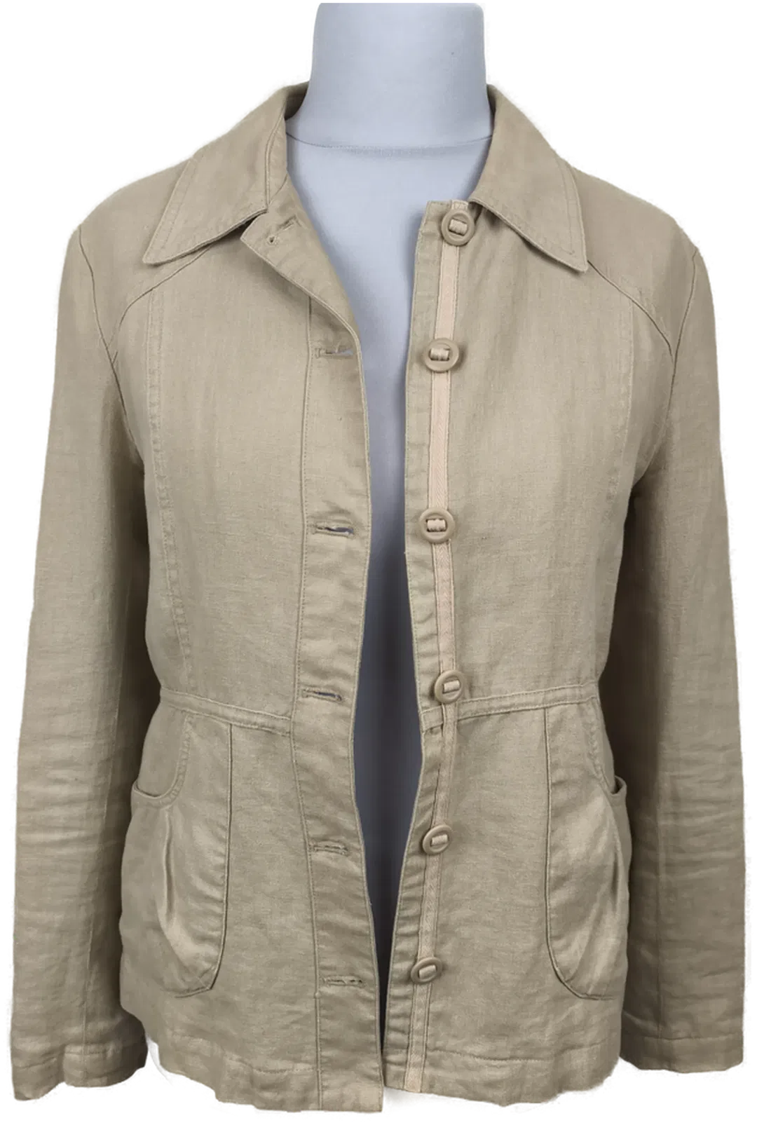 H&M, Leinenjacke, Blazer, Gr. 38 - Bild 4