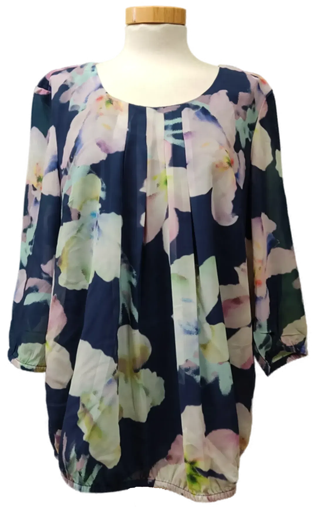 FairLady Dreiviertel Bluse gemustert Gr. L - Bild 1