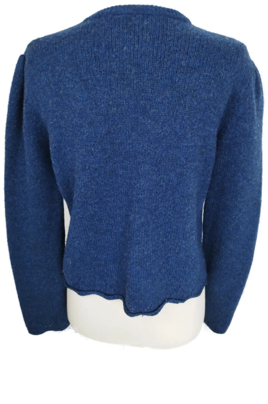 Laura Ashley - Strickjacke in blau aus reiner Wolle in Gr. M – Bild 5