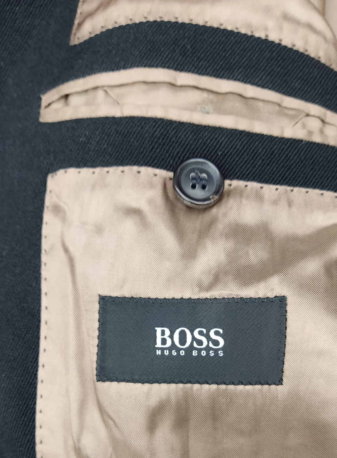 Boss Herren Mantel schwarz Gr. 56 – Bild 4