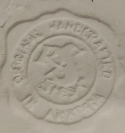 Wandrelief Bildplatte/Kachel (Virsichigkeit) grün/schwarz Fa. Sommerhuber Steyr mit Trageband - Bild 6