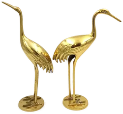 Gilde Handwerk 2 Messing Tierfiguren 