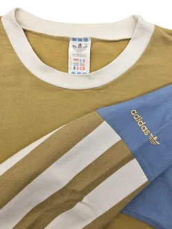 adidas® Vintage Herren Sweatshirt, Multicolor - Gr. L - Made in Austria - Bild 3