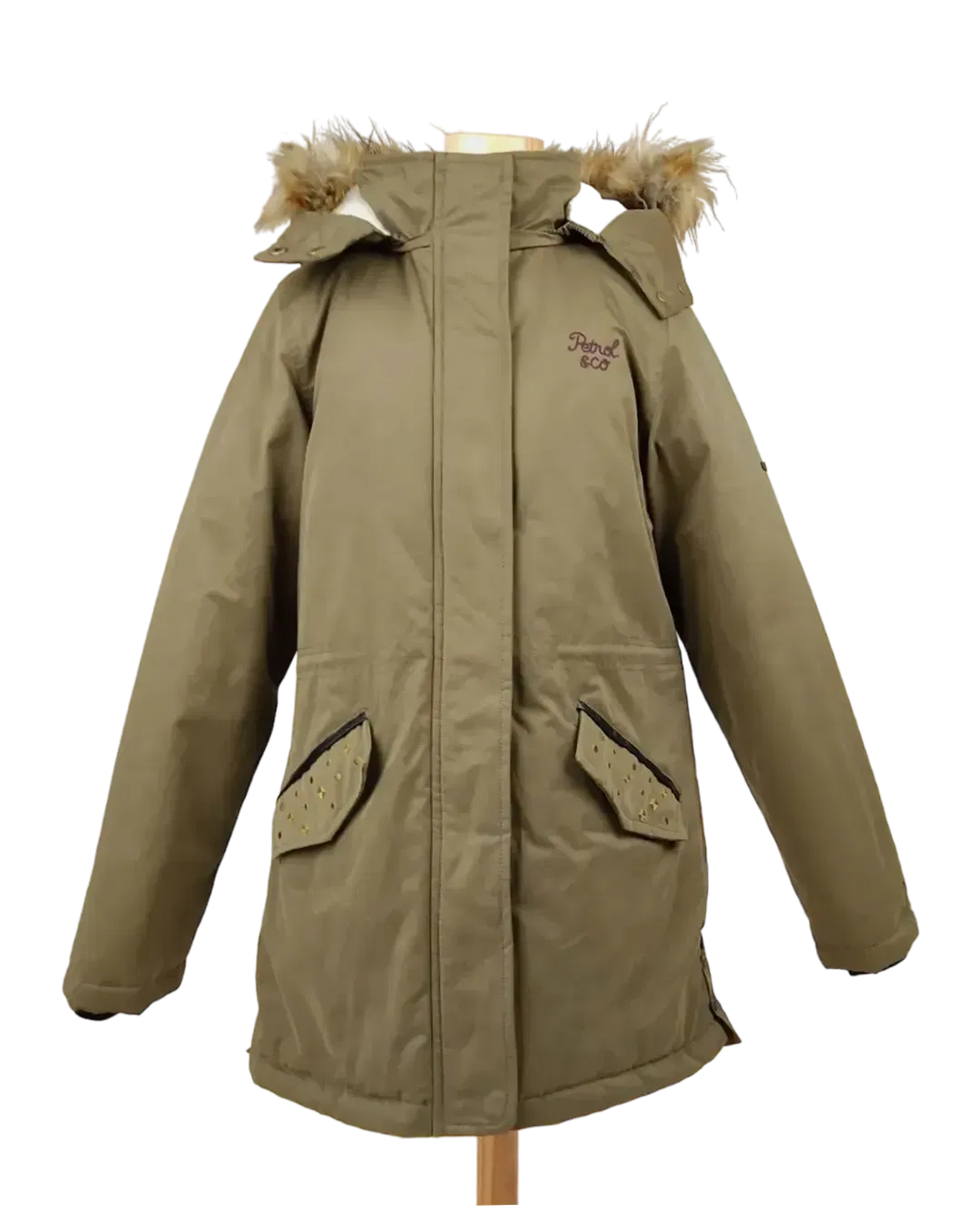 Petrol Industries Boys Parka, oliv - Gr. 164 - Bild 1