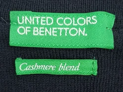 United Colors of Benetton Kinderpullover dunkelblau Gr. M - Bild 3