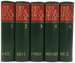 Der Neue Brockhaus 5 Bände - Bild 1