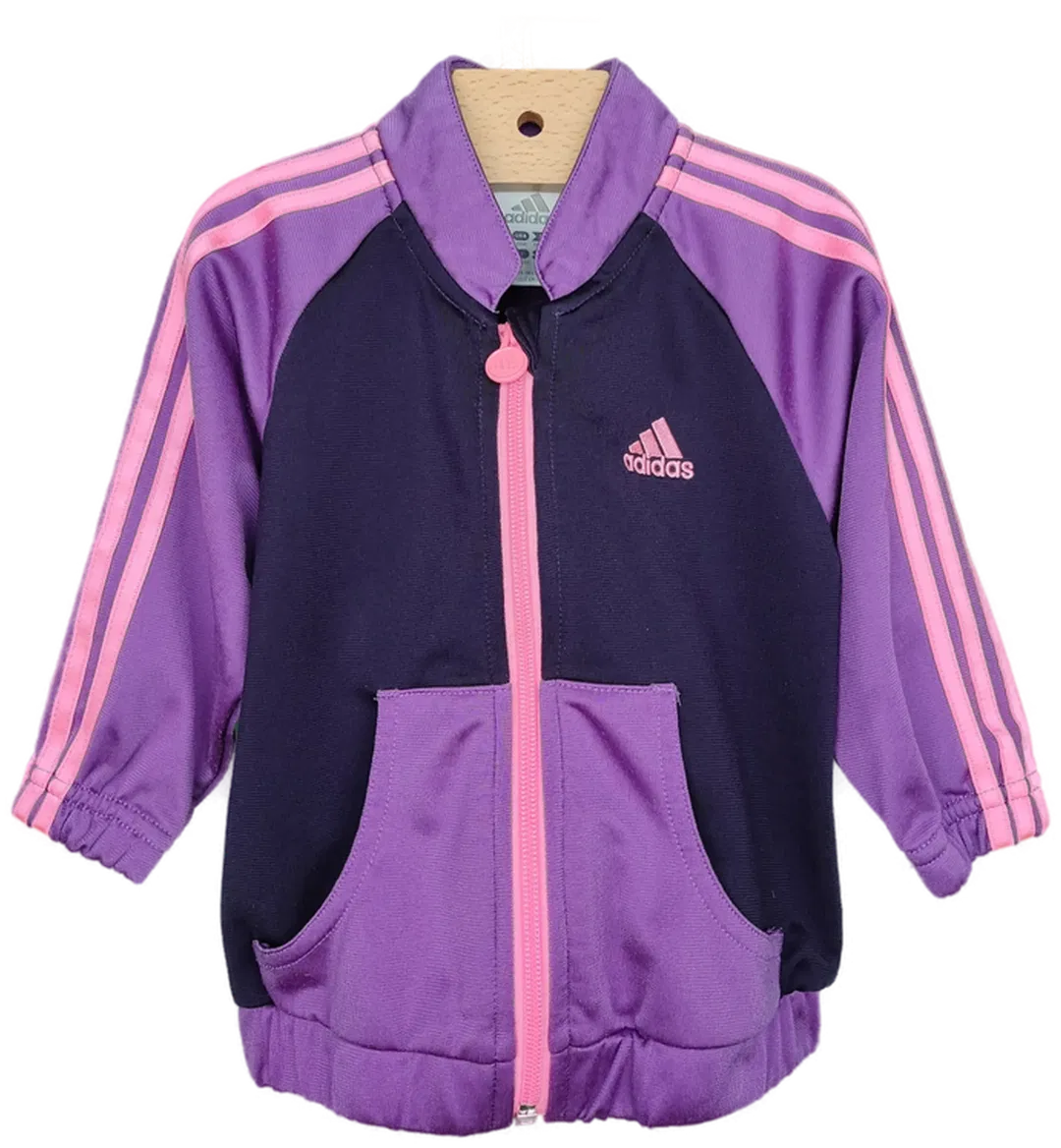 Adidas Mädchen Jacke lila - 80 cm - Bild 1