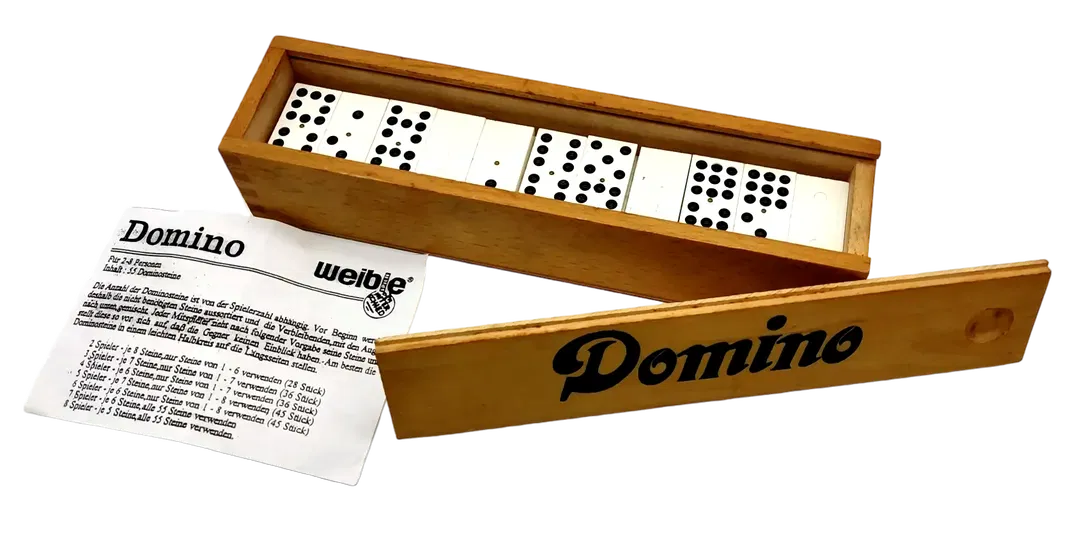 Vintage Domino - Gesellschaftsspiel, weible Spiele - Bild 1