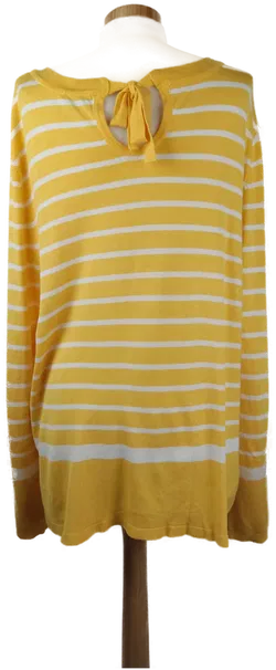 Essentials by Tchibo Damen-Pullover gelb gestreift - L/40 - Bild 2