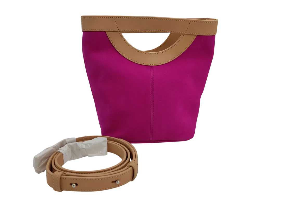 Max V. Kœnig Damen Handtasche, pink/creme - klein - Bild 1