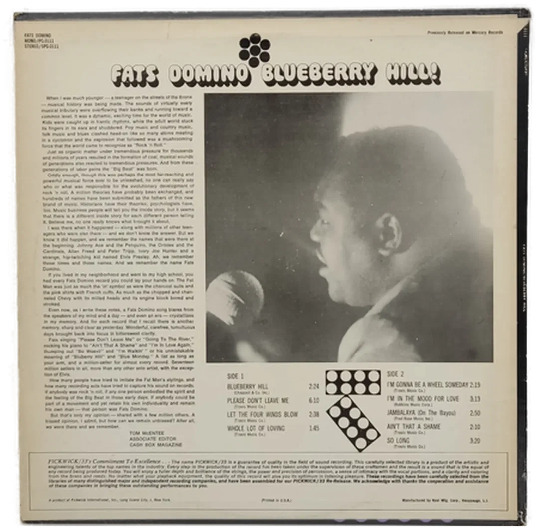 LP Vinyl Fats Domino "Blueberry Hill" – Bild 4