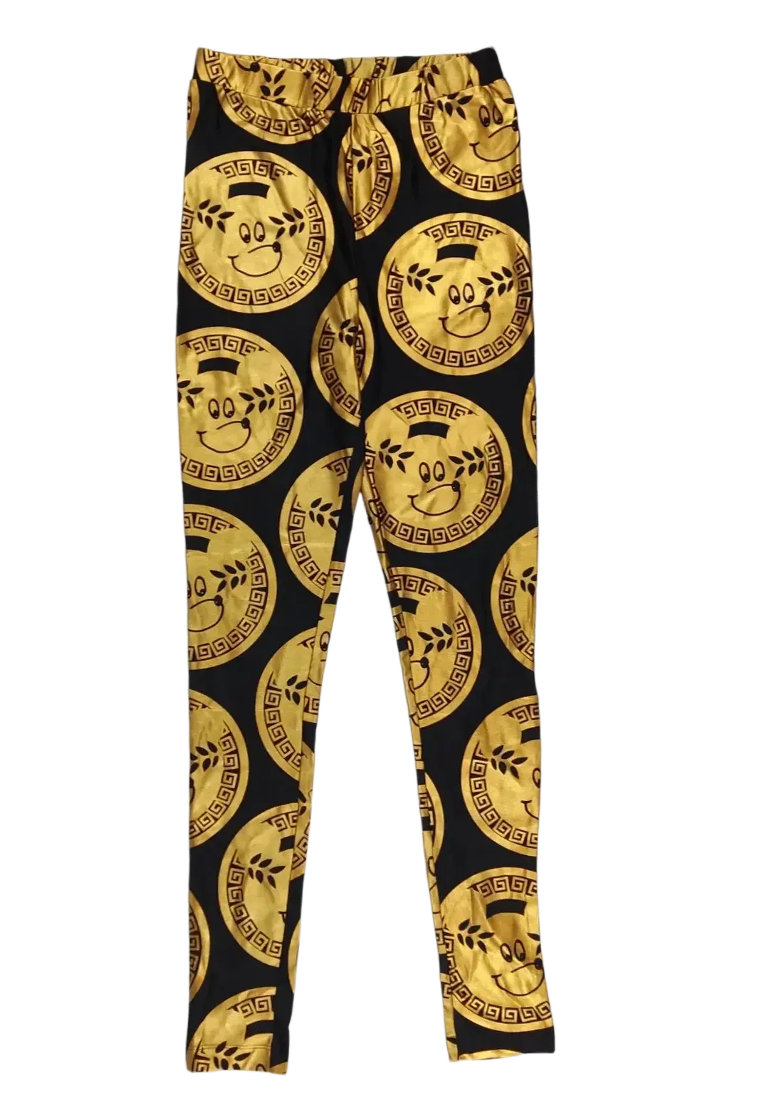 Lazy Oaf Damen Leggings, schwarz/gold - Gr. S - Bild 4