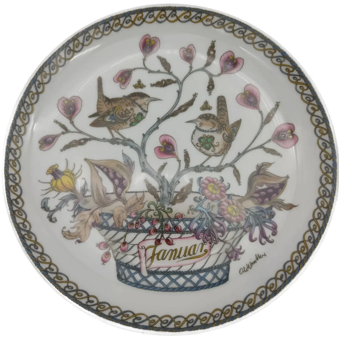 Hutschenreuther - Original Monatssammelteller 12 Stück - Design "Ole Winther" – Bild 12