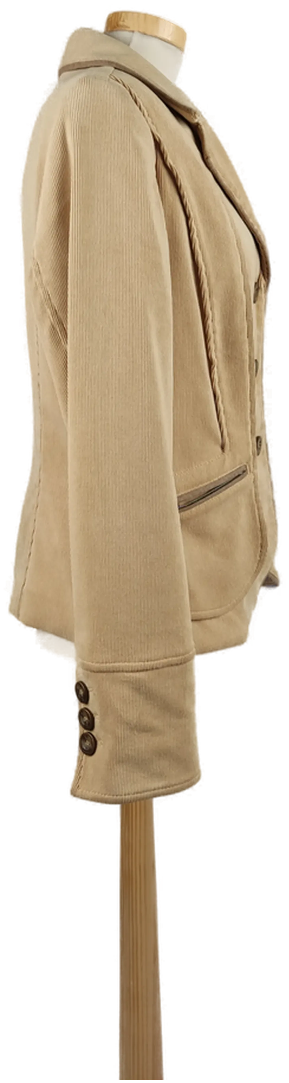 Schneiders Corddamenblazer beige gefüttert/ XL 42 – Bild 3