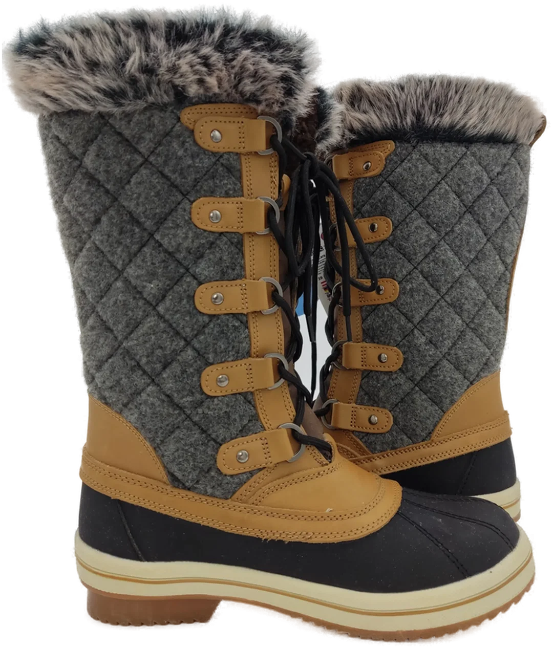 Damen-Stiefel Wasserfest Größe 39 | Wärmender Komfort – Bild 2