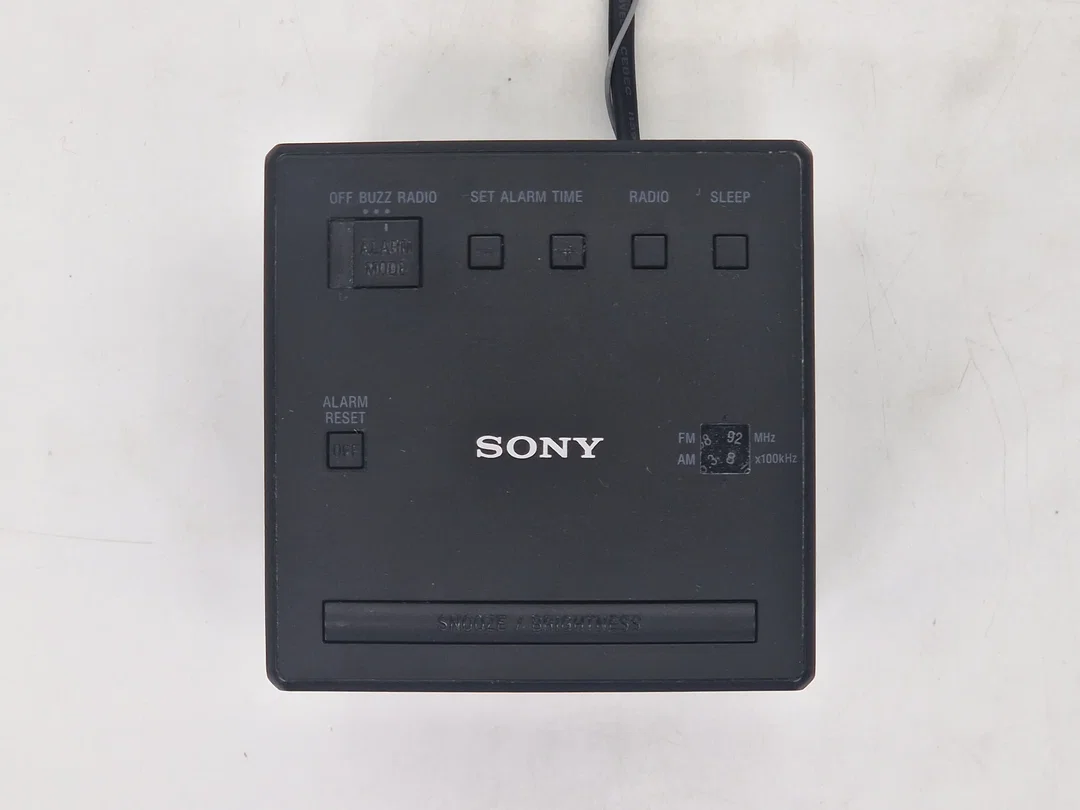 Sony ICF-C1 FM/AM Uhrenradio - Schwarz – Bild 7