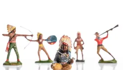 Tipple Topple Austria Konvolut Indianer + Cowboy 50er Jahre - Bild 3