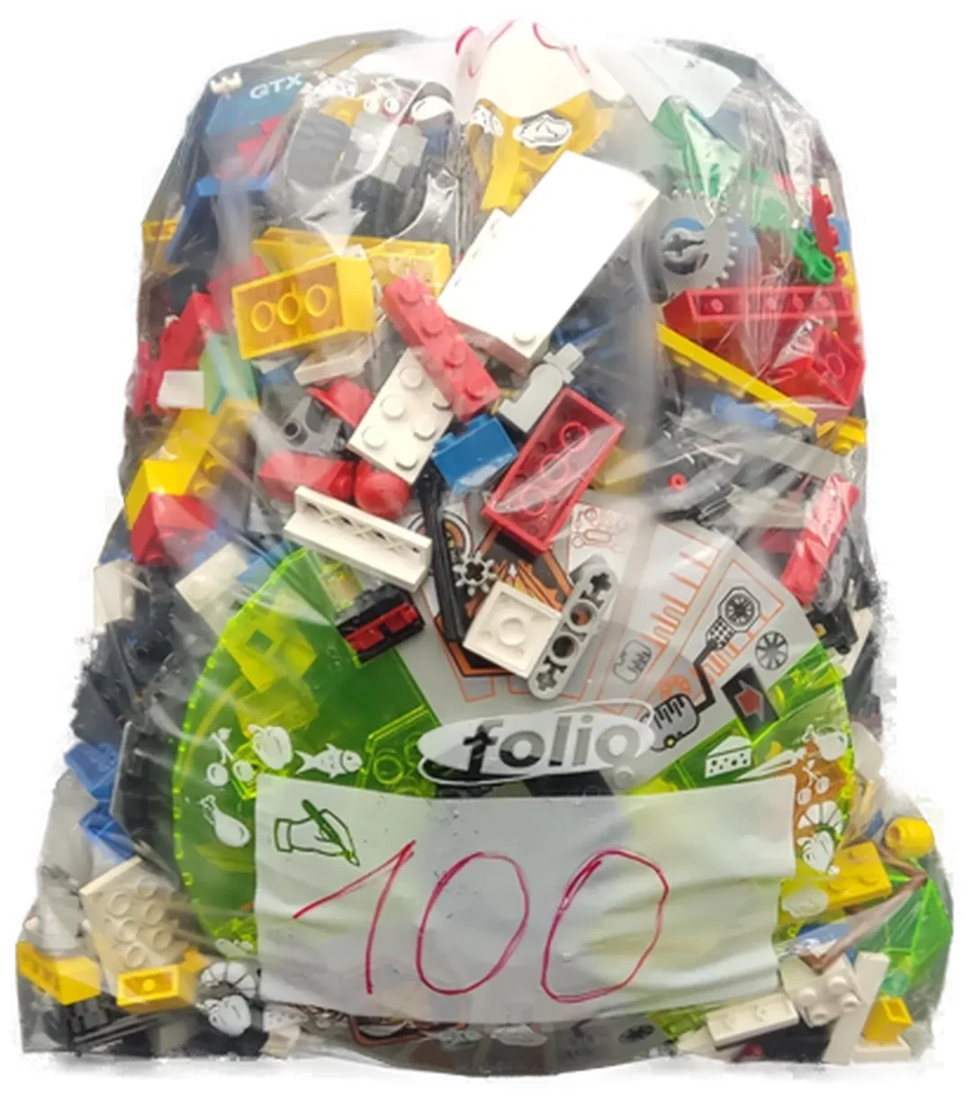 1,5 Kilo Lego Steine gemischt - Bild 4