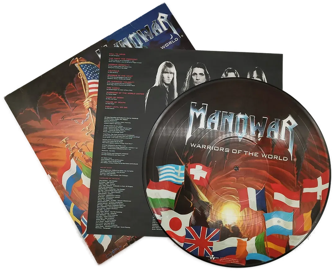 Vinyl LP Manowar Warriors Of The World-Limited Picture Disc Edition (2002) | Sammlerstück - Bild 1