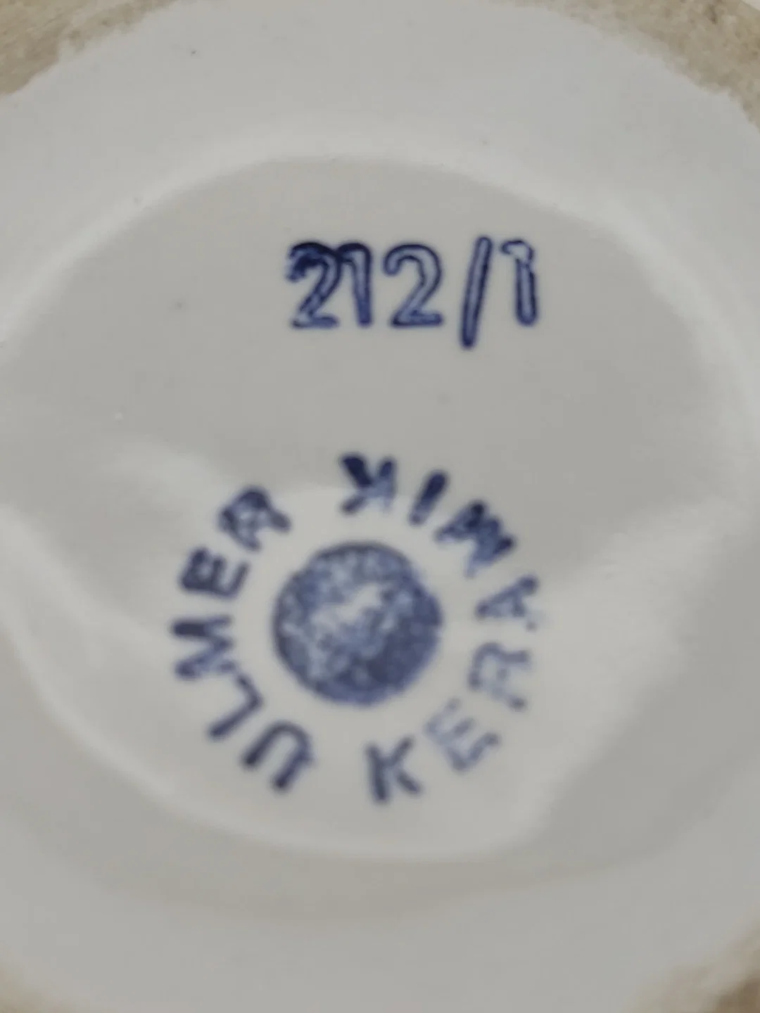 Ulmer Keramik Krug mit Blumenmotiv | Vintage-Charme – Bild 8