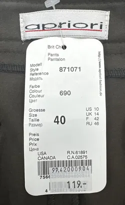 Apriori - Damen 3/4 Hose - Gr. 40 - Bild 3