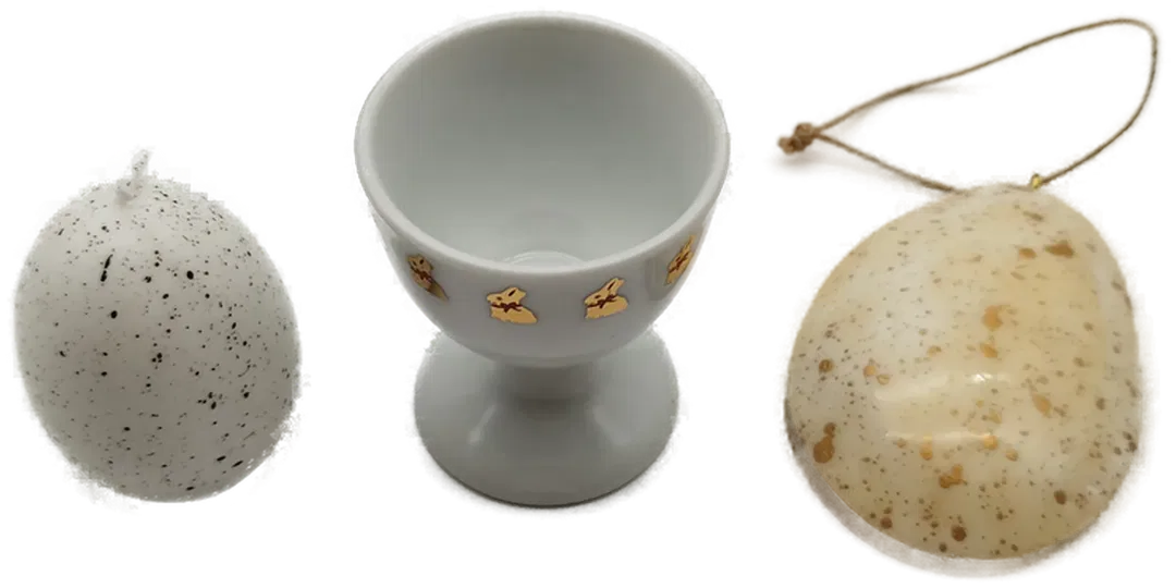 3er SET Ostereier bzw. Eierbecher! - Bild 1