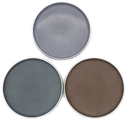 Arzberg Germany „Chromatics Graubeige“ Teller (3 Stück) - Bild 2