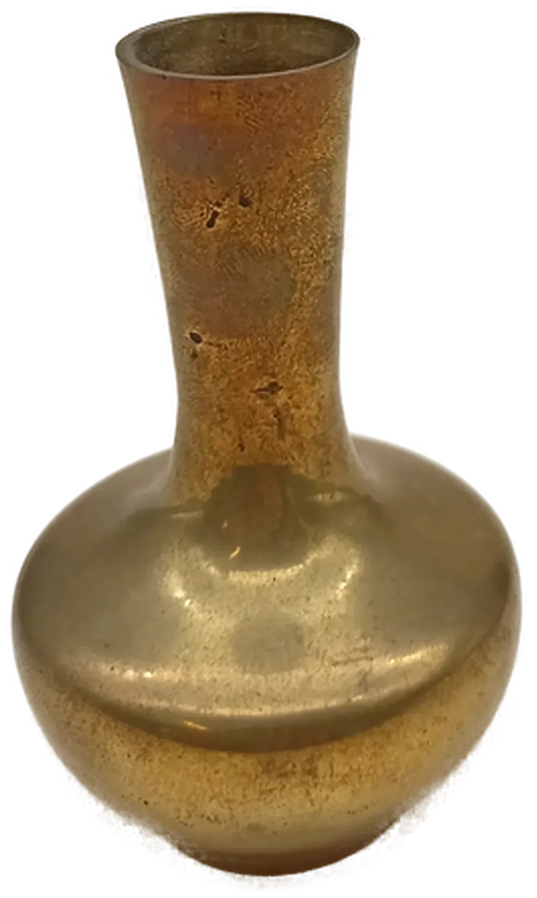 Vintage Messing Knospenvase mit langem Hals – Bild 5
