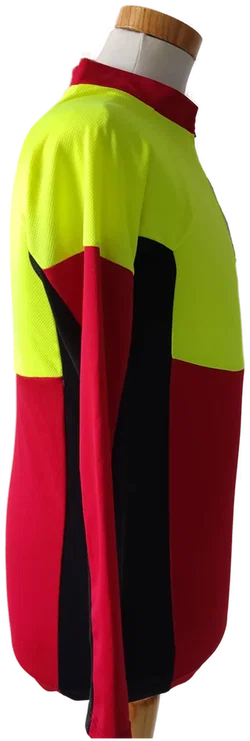 Profiforest  Sicherheits Shirt Herren rot-gelb - Gr. 46 - Bild 2