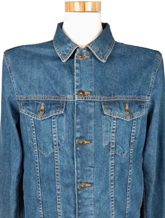 Zara Man Denim Collection Herren Jeansjacke, blau - Gr. XL - Bild 3