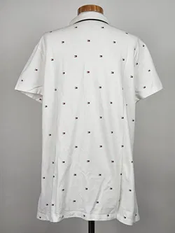 TOMMY HILFIGER Damen Poloshirt, weiß - Gr. XXL  - Bild 3