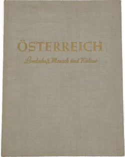 Buch Österreich  Landschaft, Mensch und Kultur 9. Auflage 1962 - Bild 2
