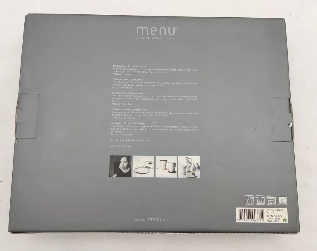 Menu - Teller- 2 Stück – Bild 4