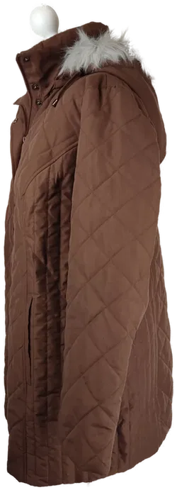 Damen Winterjacke mit abnehmbarer Kapuze Größe 44 | Gemütlicher Klassiker - Bild 2