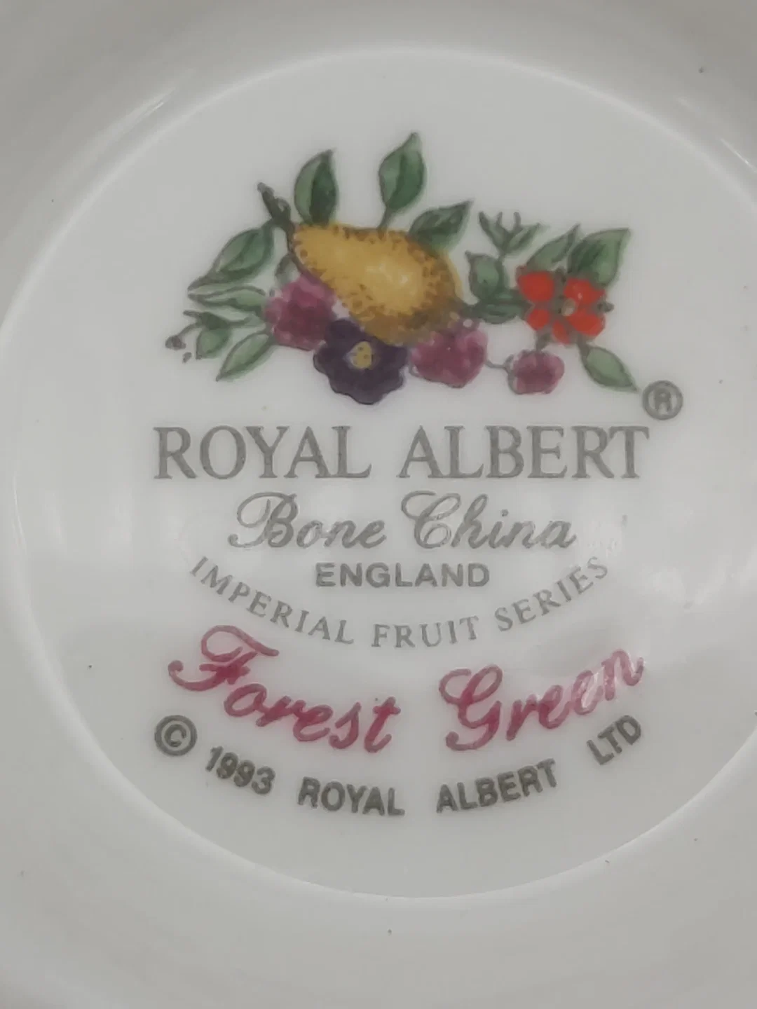 Royal Albert - 6x Tee-/Kaffeetassen 'England Fruit Series' – Bild 6