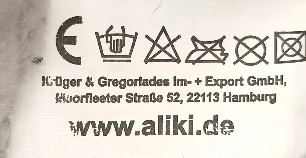 Plüsch Waschbär mit Glitzeraugen  – Bild 8